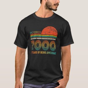 Camiseta 21 Years Old 21St Birthday Decoration Vintage Octo