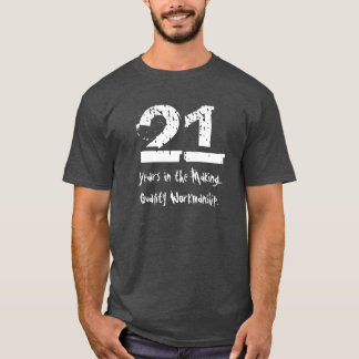 Camiseta 21ra ejecución divertida de la calidad del