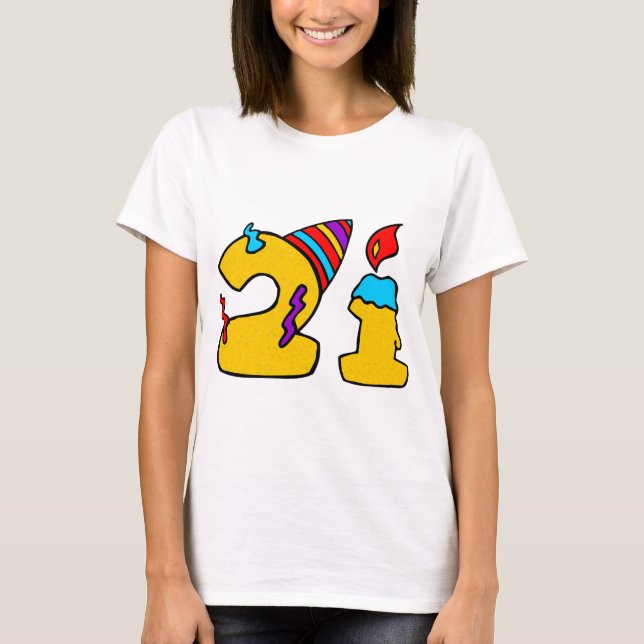 Camiseta 21ro Cumpleaños (Anverso)