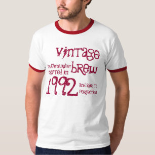 Camiseta 21ro Nombre 1992 del Brew del vintage del regalo