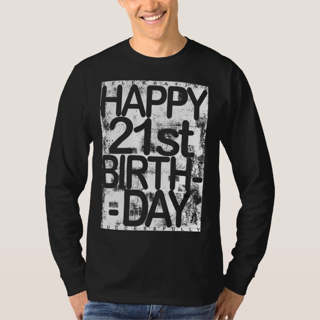 Camiseta 21st Birth Day  (Anverso)