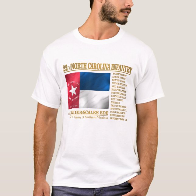 Camiseta 22ª Infantería de Carolina del Norte (BA2) (Anverso)
