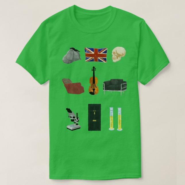 Camiseta 221B Baker Street 4 (Diseño del anverso)