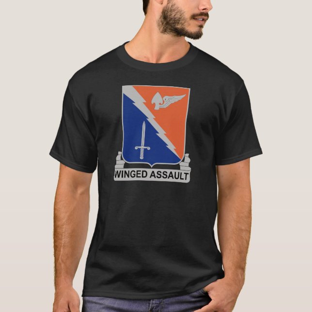 Camiseta 229o Regimiento de la aviación - asalto con alas (Anverso)