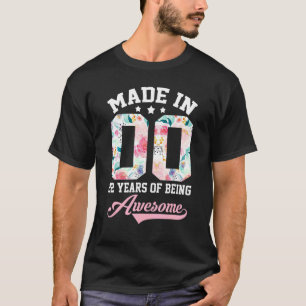 Camiseta 22.º Chica De Cumpleaños Para Chicas Adolescentes 