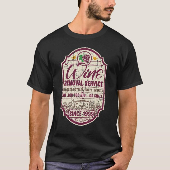 Camiseta 22.º Cumpleaños I Servicio de Eliminación de Vinos (Anverso)