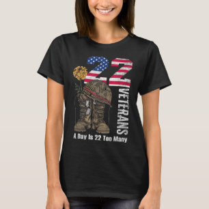 Camiseta 22 Al Día Es 22 Demasiados Concienciación Sobre El