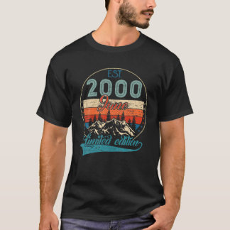 Camiseta 22 años de edad regalo de cumpleaños EST Junio 200