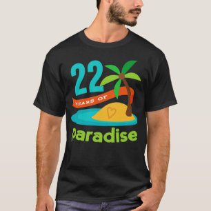 Camiseta 22 años de paraíso