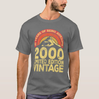 Camiseta 22 Años Dos Veces 2022 22 Años Nacido En Feb