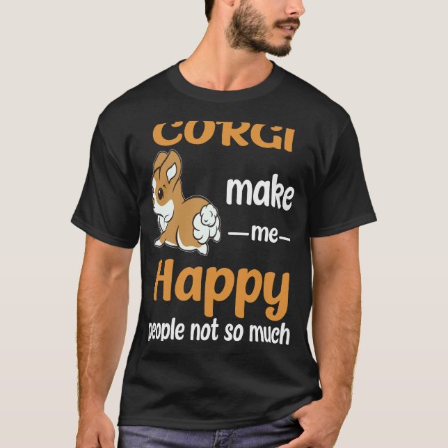 Camiseta 22 Corgi Hazme Feliz (Anverso)