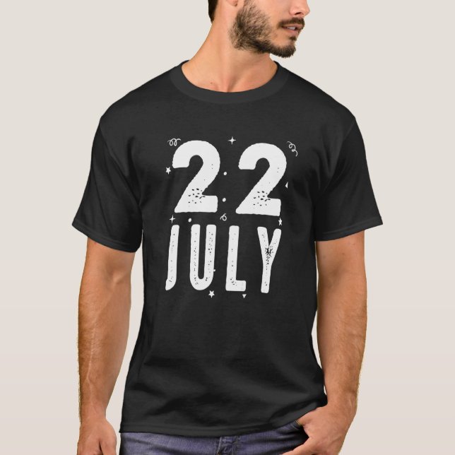 Camiseta 22 De Julio Aniversario Fiesta Ocasiones Especiale (Anverso)