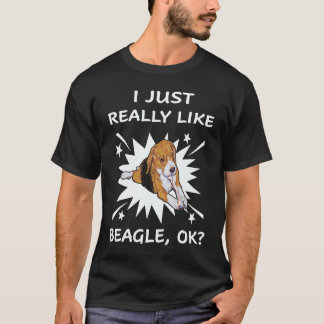 Camiseta 22 Me gusta mucho Beagle
