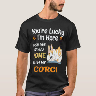 Camiseta 22 Me Podría Haber Quedado En Casa Con Corgi
