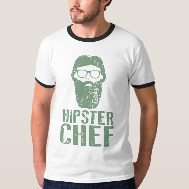Camiseta 22 Minutos - Hipster Chef (Anverso)
