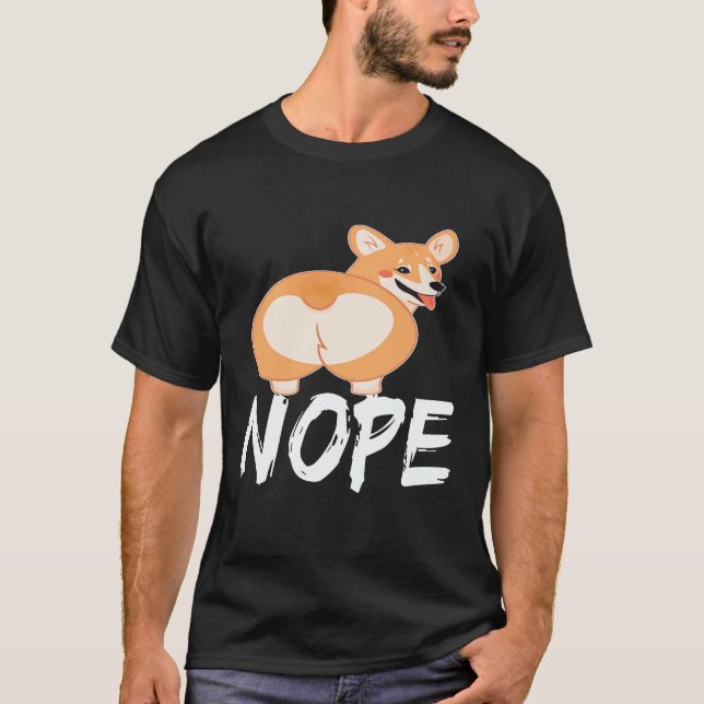 Camiseta 22 Nope - Corgi (Anverso)
