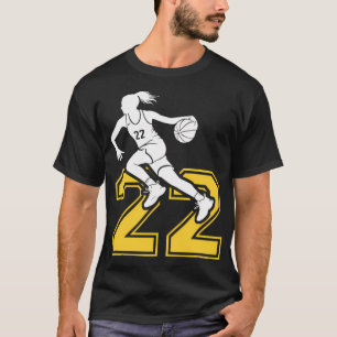 Camiseta 22 Papel de baloncesto inspirado en la fiebre del