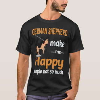 Camiseta 22 Pastores Alemanes Me Hacen Feliz Gente No Tanto