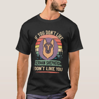 Camiseta 22 Si no te gusta el pastor alemán no me gusta 