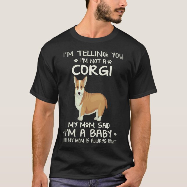 Camiseta 22 Te digo que no soy un Corgi (Anverso)