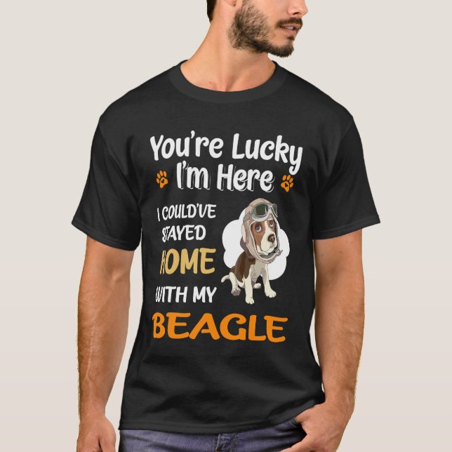 Camiseta 230 Tienes Suerte - Casa Con Mi Beagle (Anverso)