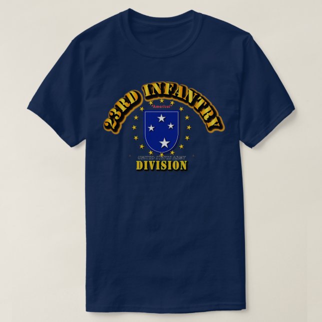 Camiseta 23.ª División Americana de Infantería (Diseño del anverso)
