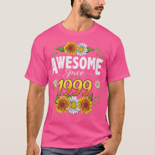 Camiseta 23.ª festividad desde 1999 Floral Thanksgivi