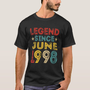Camiseta 23.ª Leyenda De Cumpleaños Desde Junio De 1998 Dol