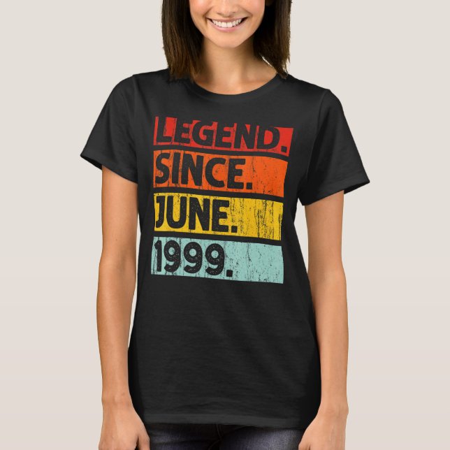Camiseta 23.ª leyenda de cumpleaños desde junio de 1999 23  (Anverso)