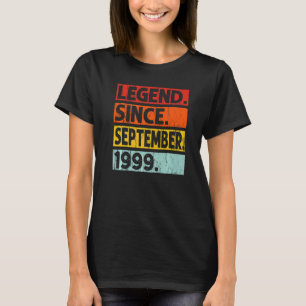 Camiseta 23.ª leyenda de cumpleaños desde septiembre de 199