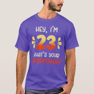 Camiseta 23.º cumpleaños 1
