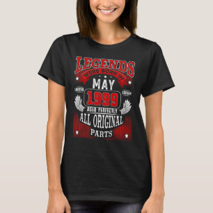 Camiseta 23.º Cumpleaños De Leyendas Nacidas En Mayo De 199