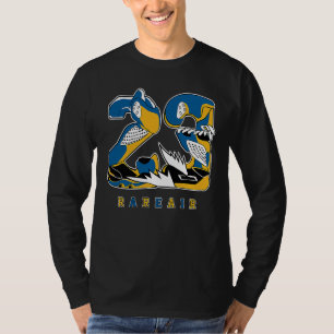 Camiseta 23 Air Dunk Low Azul Amarillo Coincidente Raro