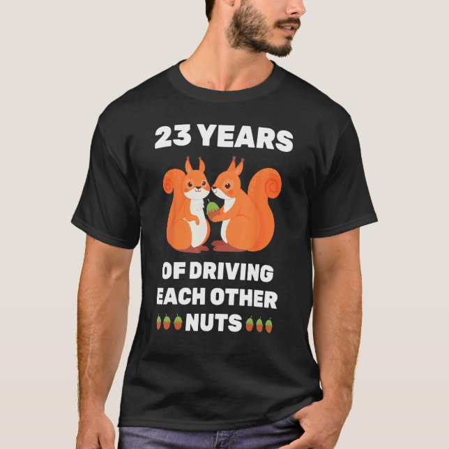 Camiseta 23 Aniversario Boda de 23 años Pareja divertida pa (Anverso)