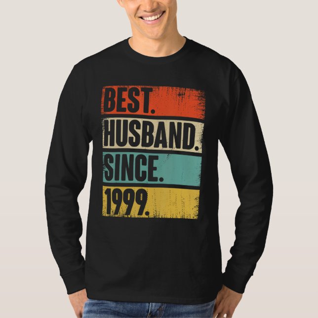 Camiseta 23 Aniversario Boda De Su Mejor Esposo Desde (Anverso)
