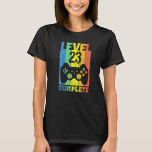 Camiseta 23 Años De Nacimiento De Mujeres Hombres Nivel 23