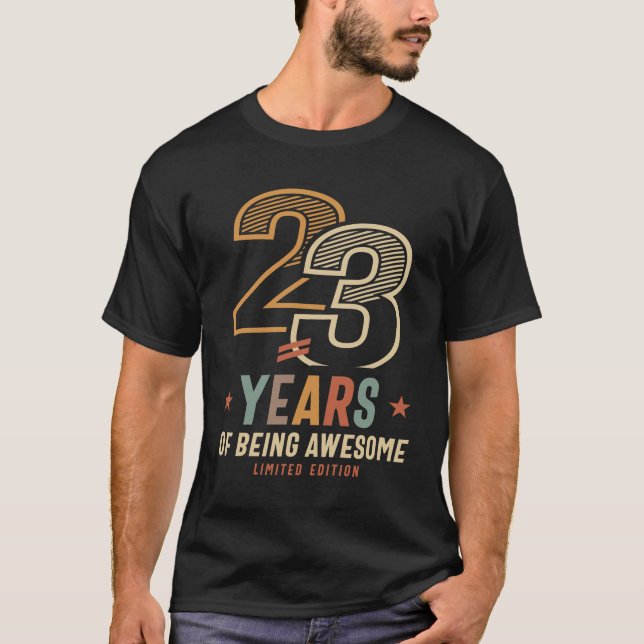 Camiseta 23 Años De Ser Impresionante 2001 23 Años (Anverso)