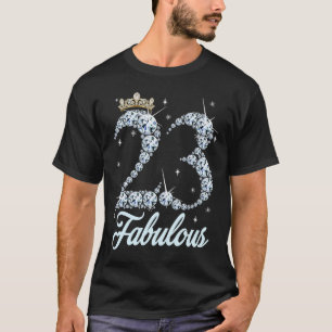 Camiseta 23 años es mi vigésimo tercer cumpleaños Reina Dia