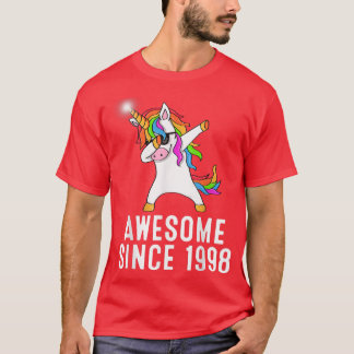 Camiseta 23 años, unicornio dab, Awesome desde 1998