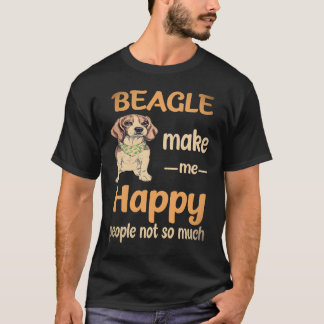 Camiseta 23 Beagle Me Hacen Feliz a las Personas No Tanto B
