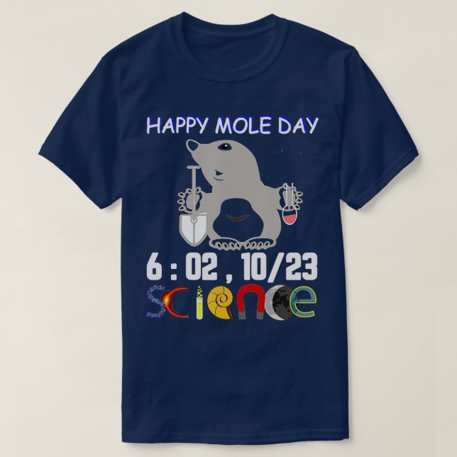 Camiseta 23 de octubre Día Nacional del Mole Número de Avog (Diseño del anverso)