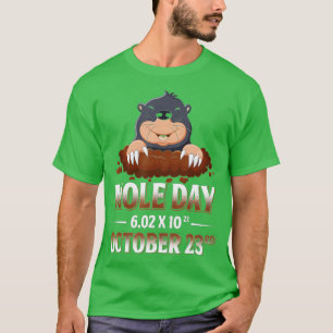 Camiseta 23 de octubre Mole Day Avogadros Número