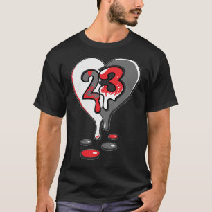 Camiseta 23 Drip Cardiopatía Retro Infrarrojo 4s Coincidenc