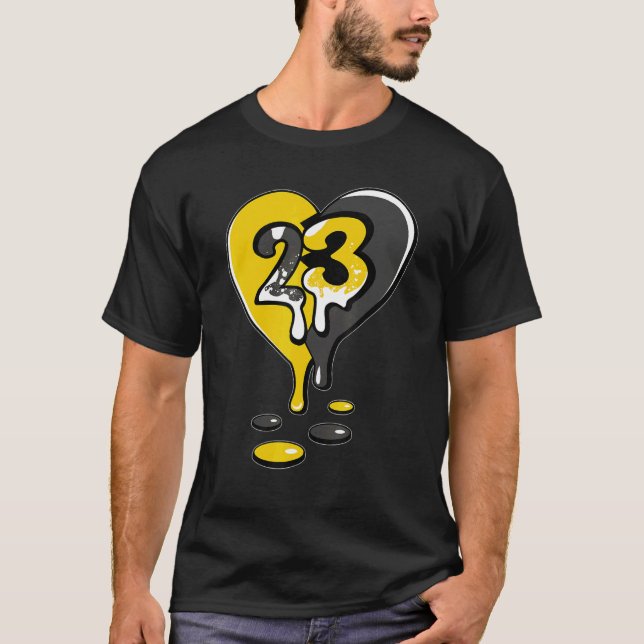 Camiseta 23 Drip Heart Lightning 4s Matching (Anverso)