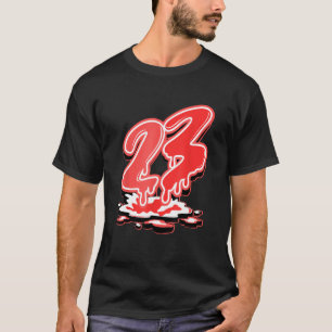 Camiseta 23 Drip Retro Blanco Infrarrojo 7s Coincidente