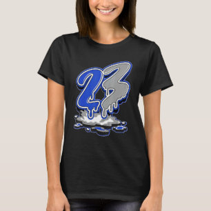 Camiseta 23 Drip True Blue 1s Coincidencia