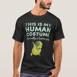 Camiseta 23 Este es mi disfraz de humano Soy realmente Cuy