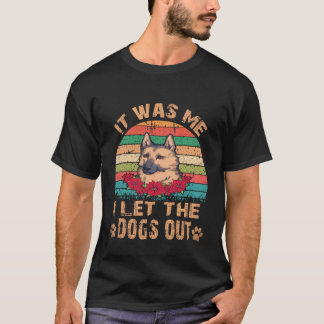 Camiseta 23 Fui yo quien sacó a los perros Pastor Alemán