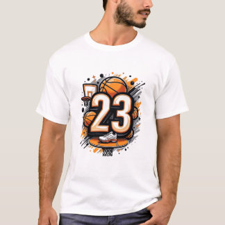 Camiseta 23 hinchas de baloncesto