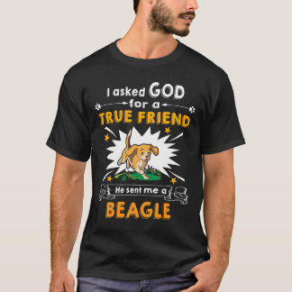 Camiseta 23 Le Preguntó A Beagle, Verdadero Amigo De Dios
